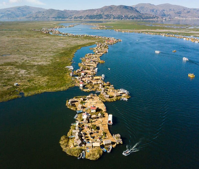 Puno, ciudad de Puno y el Lago Titicaca